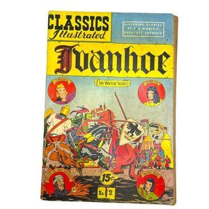 Classics Illustrated Ivanhoe Sir Walter Scott #2 Comic Book‎